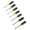 7 Piece Cushion-Grip Nut Driver Sets (Opening Size : 3/16 in, 1/4 in, 5/16 in, 11/32 in, 3/8 in, 7/16 in, 1/2 in, Opening Type : Hex, Shank Length : 3 in)