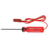 Low-Voltage Testers (Voltage : 6.00 VAC [Min], 6.00 VDC [Min], 24.00 VAC [Max], 24.00 VDC [Max], Display Type : Lamp-Glow, Type : Alligator Clip)