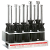 10 Piece Metric Nut Driver Sets (Opening Size : 4 mm, 4.500 mm, 5 mm, 5.500 mm, 6 mm, 7 mm, 8 mm, 9 mm, 10 mm, 11 mm, Opening Type : Hex, Shank Type : Round)