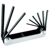 Hex-Key Fold-Ups (Measuring System : Inch, Tip Size : 5/64 in [Min], 1/4 in [Max], Tip Type : Hex)
