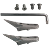 Replacement Gaffs (Type : Replacement Gaffs, Includes : Flat Torx Cap Screws, Wrench, Wt. : 0.49 lb)