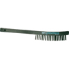 Curved Handle Scratch Brushes (Block Length : 13 3/4 in, Block Width : 7/8 in, Wire Material : Carbon Steel)