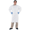 KLEENGUARD* A20 Breathable Particle Protection Smocks (Quantity : 6 per Pack, Color : White, Style : Elastic Wrists, Elastic Wrist, Tie Back Opening)