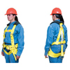 Fall Arrest Harnesses (Size Group : Small, Connection Type : (2) D-Rings on Back, (2) D-Rings up Front, Color : Yellow)