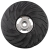 Air-Cooled Rubber Back-Up Pads (Dia. : 5 in, Hardness Grade : Medium, Face Type : Ribbed)