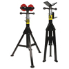 Fold-A-Jack� Style Hi Jacks (Load Cap. : 2000 lb, Pipe Diam : 1/8 in [Min], 36 in [Max], Height : 28 in [Min], 49 in [Max])