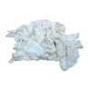 T-Shirt Material Wipers (Color: White, Quantity : 10 lbs. per Case, Size : Sizes Vary)