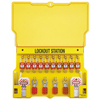 Master Lock Safety Series&trade; Lockout Stations MST 470-1483BP410