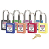 Master Lock No. 410 & 411 Lightweight Xenoy Safety Lockout Padlocks MST 470-410YLW