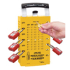 Safety Series� Latch Tight� Lock Boxes (Length : 3 1/2 in, Width : 6 3/8 in, Height : 12 3/4 in)