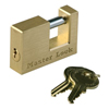 Coupler Locks (Shackle Length : 15/16 in, Shackle Inner Width : 7/16 in, Body Width : 2 in)