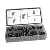 Grease Fitting Assortments (Includes : (25) 1/8 27 P.T. Straight, (15) 1/8 27 P.T. 67� Angle, (30) 1/4 28 S.A.E. Straight, (15) 1/4 28 S.A.E. 45� Angle, (15) 1/4 28 S.A.E. 90� Angle, Lid Guide, Specification Label, Packing Type : Polypropylene Box, Quantity : 100 per set)