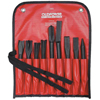 9 Pc. Pneumatic Tool Sets (Finish : Black Oxide, Quantity : 9 per pouch, Includes : 6 in. Cold Chisel 31972, Muffler Tailpipe Remover 31965, Panel Cutter 31957, Pouch w/Body Ripper 31955, Rivet/Bolt Cutter 31975, Sheet Metal Trimmer 31959, Sloted Panel Cutter 31958, Splitting Tool 31971, Taper Punch with 1/8 in. Point 319)