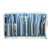 8 Piece Knurled Pin Punch Kits (Tip Size : 1/16 in, 3/32 in, 1/8 in, 5/32 in, 3/16 in, 7/32 in, 1/4 in, 5/16 in, Includes : Pouch, Stock Shape : Round, Knurled)
