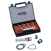 16 Piece Hollow Punch Tool Kits (Cutter Diam : 3 mm, 4 mm, 6 mm, 8 mm, 10 mm, 12 mm, 14 mm, 16 mm, 18 mm, 20 mm, 22 mm, 24 mm, 26 mm, 28 mm, 30 mm, Includes : Handle, Case, Tip Type : Round)