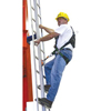 GlideLoc� Vertical Height Access Ladder System Kits (Includes : Hardware, GlideLoc Rail w/Gated Top Bottom End-Stop, Ladder Attachment Brackets, Length : 20 ft, Material : Galvanized Steel)