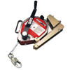 MightEvac Self-Retracting Lifelines (Cable Diam : 3/16 in, Cable Material : Galvanized Wire, Includes : Carabiner, Mounting Bracket, Pulley, Wire Rope)