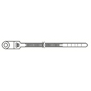 Cable Ties (Length : 8 in, Width : 0.180 in, Bundle Diam : 1 3/4 in [Max])