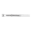 Cable Ties (Length : 8 in, Width : 0.300 in, Bundle Diam : 2 in [Max])