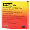 Scotch� Glass Cloth Electrical Tapes 27 (Color : White, Width : 3/4 in, Length : 66 ft)