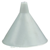 Plastic Funnels (Capacity Vol. : 16 oz, Dia. : 6 in, Overall Length : 5 1/2 in)