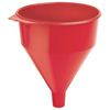 Plastic Funnels (Capacity Vol. : 6 qt, Dia. : 9 in, Overall Length : 11 in)