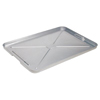 Galvanized Pans (Length : 25 3/4 in, Width : 17 1/2 in, Height : 1 in)