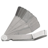 11 Blade Bent Feeler Gauge Sets (Blade Width : 1/2 in, Blade Length : 4 3/16 in, Blade Thickness : 0.0060 in, 0.0080 in, 0.1000 in, 0.0110 in, 0.0120 in, 0.0130 in, 0.0140 in, 0.0150 in, 0.0180 in, 0.0190 in, 0.0200 in)