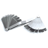 16 Blade Overhead Valve Feeler Gauge Sets (Blade Width : 1/2 in, Blade Thickness : 0.0090 in, 0.0100 in, 0.0110 in, 0.0140 in, 0.0150 in, 0.0160 in, 0.0170 in, 0.0180 in, 0.0190 in, 0.0200 in, 0.0210 in, 0.0230 in, 0.0240 in, 0.0250 in, 0.0260 in, 0.0270 in, Measuring System : Inch/Metric)