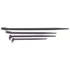 4 Piece Pry Bar Sets (Overall Length : 18 in, 24 in, 12 in, 16 in, Handle Type : Tapered, Includes : (2) Rolling Head Bars, (2) Aligning Pry Bars)