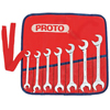 Angle Open End Wrench Sets (Opening Size : 3/8 in, 7/16 in, 1/2 in, 9/16 in, 5/8 in, 11/16 in, 3/4 in, Opening Type : Open/Open, Head Angle : 15�, 60�)