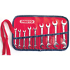 Short Angle Open End Wrench Sets (Opening Size : 7/32 in, 15/64 in, 1/4 in, 9/32 in, 5/16 in, 11/32 in, 3/8 in, 7/16 in, 1/2 in, Opening Type : Open/Open, Head Angle : 15�, 75�)