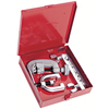 Tubing, Cutting, & Flaring Sets (Tube Cap. : 3/16 in [Min], 3/8 in [Max], Includes : Tubing Center, Flaring Block, Flaring Yoke, Steel Storage Box, Quantity : 3 per box)