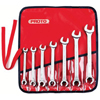 Torqueplus� Combination Flare Nut Wrench Sets (No. of Points : 6, Opening Size : 3/8 in, 7/16 in, 1/2 in, 9/16 in, 5/8 in, 11/16 in, 3/4 in, Opening Type : Flare)