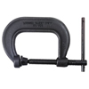 Standard Service Deep Throat Full Length Screw C-Clamps (Opening Size : 0 in [Min], 3 in [Max], Throat Depth : 2 3/8 in, Spindle Diam : 1/2 in)