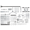 Proto-Ease� General Puller Sets (Includes : 2 Way/3 Way Slotted Crossarm, 2 Way/3Way Crossarm, (2) Jaw Springs, (2) Cap Screws, (2) Dual Reach Jaws, (2) Narrow Jaws, Inside Hook Jaw, Inside Jaw, 3 Way Crossarm, 2 Way Crossarm, 2 Way Straight Jaw Puller Set, Step Plate Adapter Set, 2)