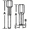 Blind Bearing Collets (Length : 3 1/8 in, Type : Bearing)