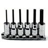 6 Piece Metric Hex Bit Socket Sets (Drive Size : 1/4 in, Drive Type : Square, Tip Size : 2 mm, 2.500 mm, 3 mm, 4 mm, 5 mm, 6 mm)