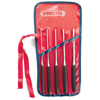 Long Drive Pin Punch Sets (Tip Size : 5/32 in [Min], 5/16 in [Max], Includes : Kit Pouch, Tip Type : Round)