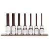 7 Piece Hex Bit Socket Sets (Drive Size : 3/8 in, Drive Type : Square, Tip Size : 1/8 in, 5/32 in, 3/16 in, 7/32 in, 1/4 in, 5/16 in, 3/8 in)