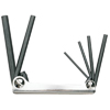 6 Piece Long Folding Hex Key Sets (Measuring System : Metric, Tip Size : 3 mm, 4 mm, 5 mm, 6 mm, 8 mm, 10 mm, Tip Type : Hex)