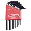 Hex Key Sets (Measuring System : Inch, Tip Size : 5/64 in, 3/32 in, 7/64 in, 1/8 in, 9/64 in, 5/32 in, 3/16 in, 7/32 in, 1/4 in, Tip Type : Hex)