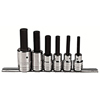 6 Piece Metric Hex Bit Socket Sets (Drive Size : 1/2 in, Drive Type : Square, Tip Size : 6 mm, 8 mm, 10 mm, 12 mm, 14 mm, 17 mm)