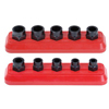 Bolt Extractor Socket Sets (Size : 7 mm, 8 mm, 9 mm, 10 mm, 11 mm, 12 mm, 13 mm, 14 mm, 15 mm, 16 mm, Includes : Plastic Holder)