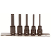 5 Piece Metric Hex Bit Impact Socket Sets (Drive Size : 3/8 in, Drive Type : Square, Tip Size : 4 mm, 5 mm, 6 mm, 8 mm, 10 mm)