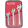 Adjustable Wrench Sets (Opening Size : 1 1/8 in [Max], 1 5/16 in [Max], 1 1/2 in [Max], Opening Type : Jaw, Length : 8 in, 10 in, 12 in)
