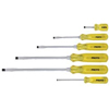6 Piece Classic Series Slotted Screwdriver Sets (Shank Type : Round, Includes : (2) 1/4 in. Tip Screwdrivers, (1) 5/16 in. Tip Screwdriver, (2) 3/8 in. Tip Screwdrivers, (1) 3/16 in. Tip Cabinet Screwdriver, Handle Material : Acetate)
