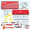 77 Piece Metric Starter Maintenance Sets (Drive Size : 1/2 in, Includes : (31) Sockets and Accessories, (17) Wrenches, (5) Pliers, (7) Screwdrivers, (10) Striking and Struck Tools, (7) Miscellaneous Tools, Weight : 38 lb)