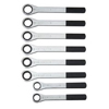 8 Pc Single End Ratcheting Wrench Sets