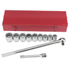 11 Piece Socket Sets (Drive Size : 3/4 in, No. of Points : 12, Drive Type : Square)